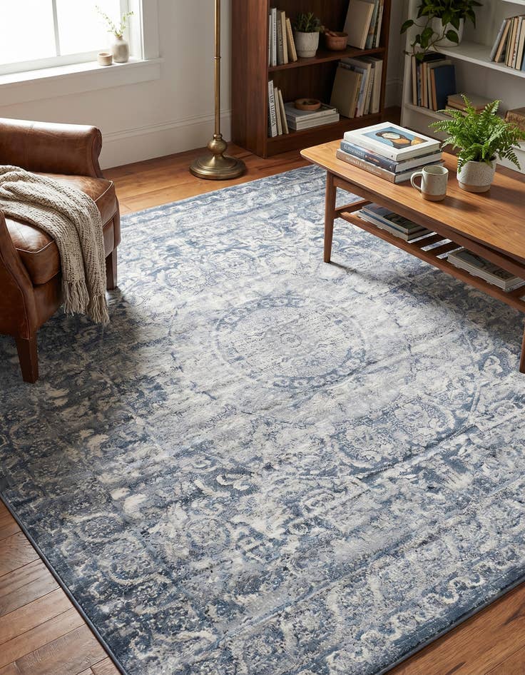 Detail image of 7' x 7' Villa Square Rug