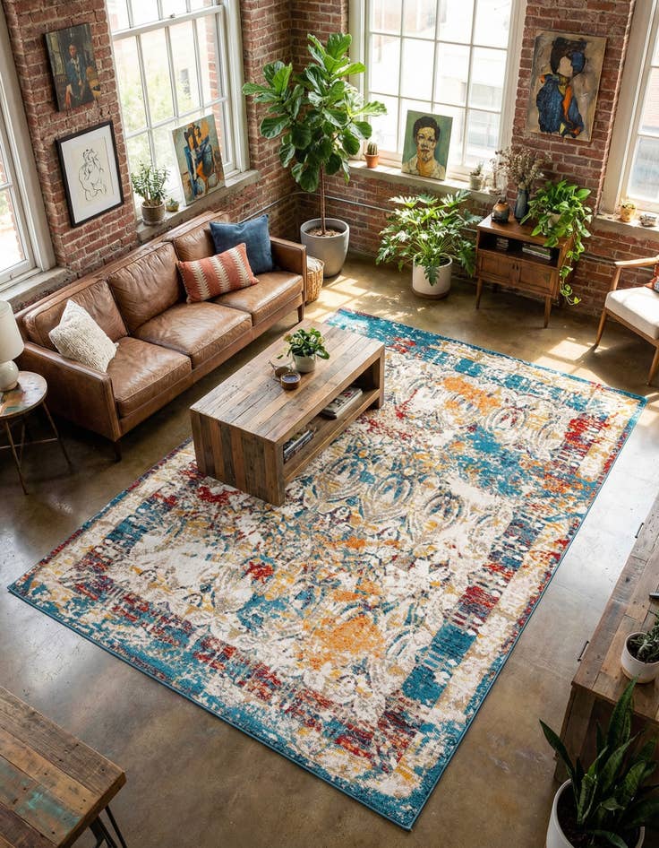Detail image of 7' x 10' Venice Rug