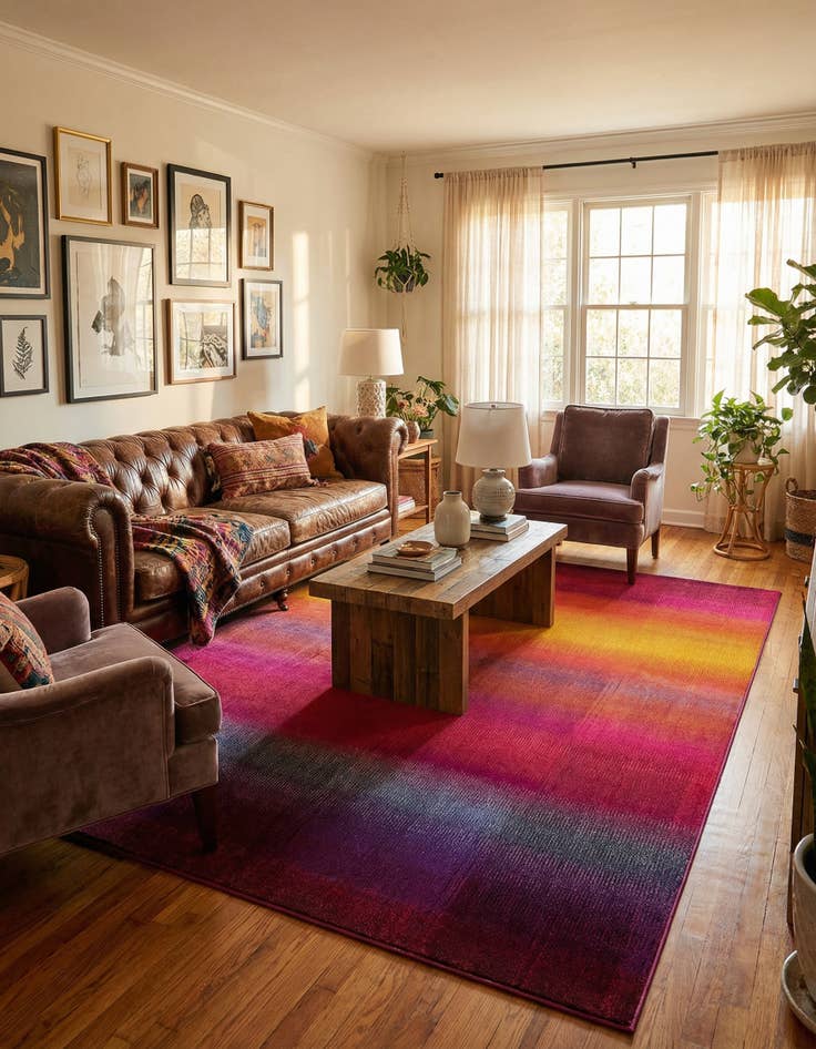 Detail image of 9' x 12' 2  Washable Casablanca Rug