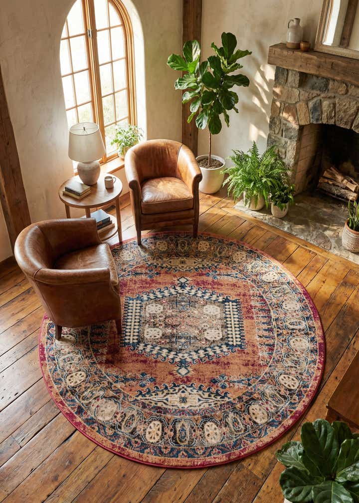 8' x 8' Eden Round Rug