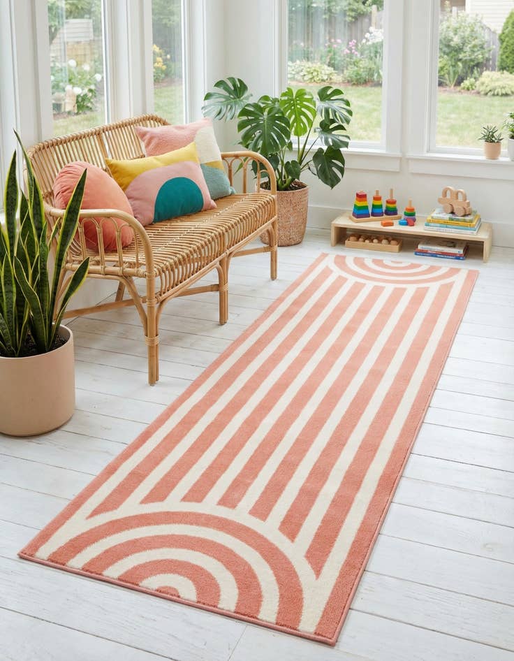 Detail image of 2' x 6' Whimsy Kids Runner Rug