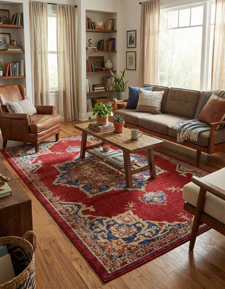 Detail image of 5' x 8' Arcadia Rug