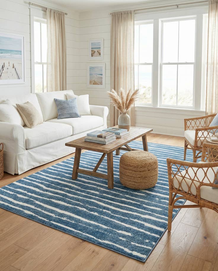 Detail image of 5' x 8' Easy-Clean Sabrina Soto Ola Indoor / Outdoor Rug