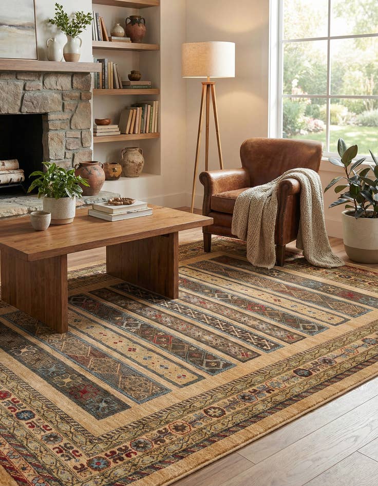 Detail image of 7' x 10' Kashkuli Gabbeh Rug