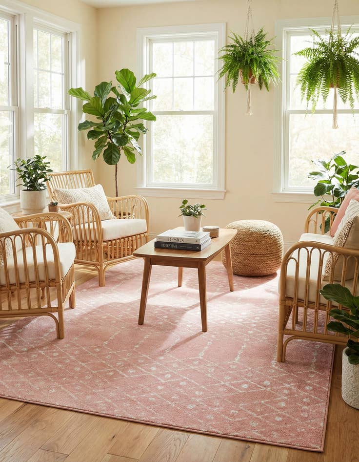 Detail image of 7' 10 x 10' Paxon Trellis Rug