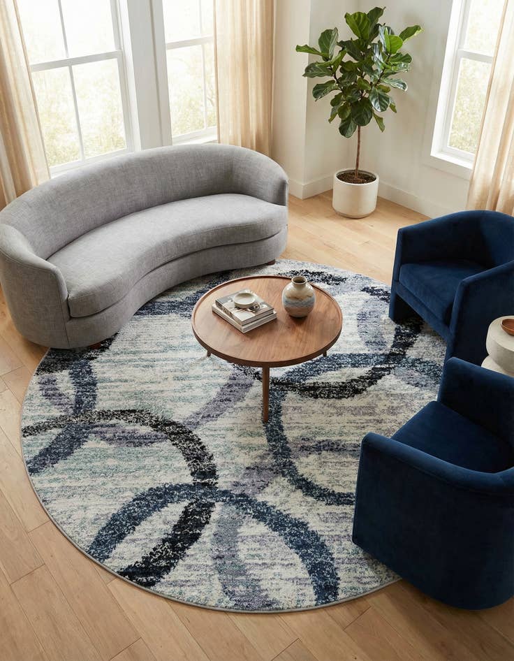 Detail image of 7' 10 x 7' 10 Tucson Round Rug