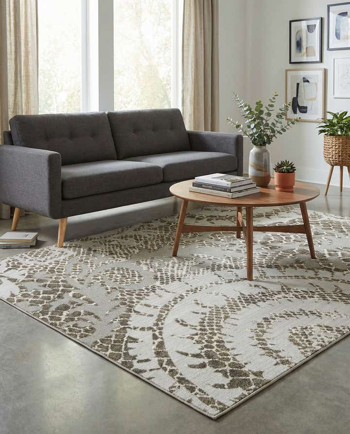 8' x 10' Easy-Clean Modern Indoor / Outdoor Rug