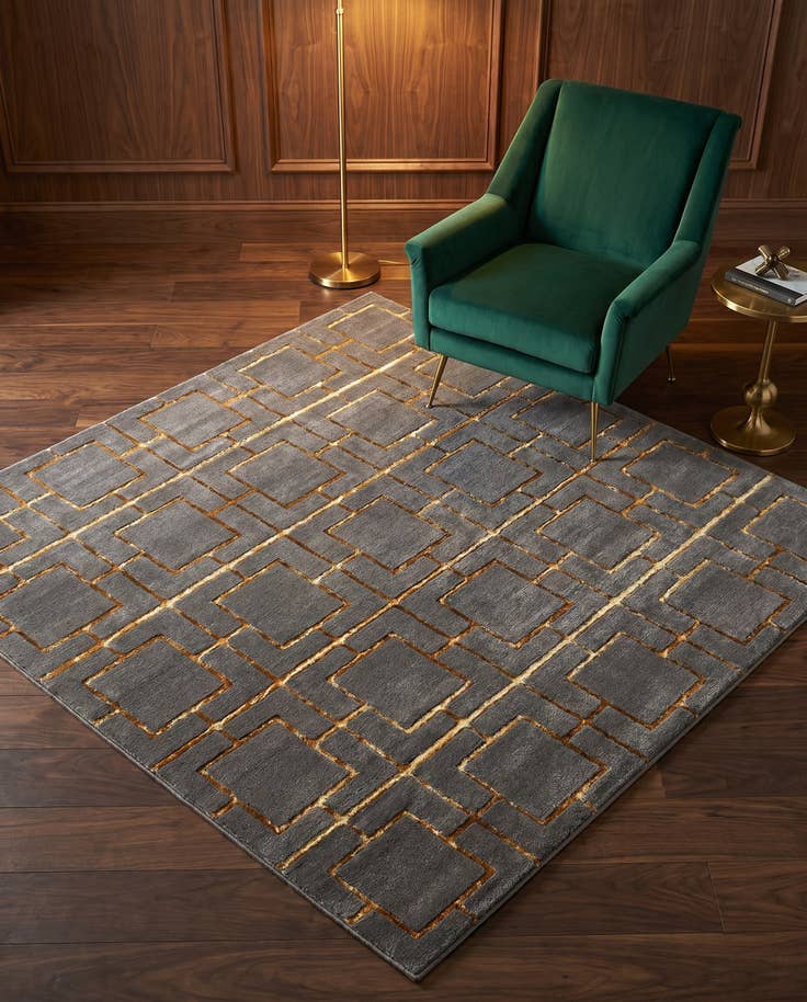 Detail image of 7' 10 x 7' 10 Marilyn Monroe™ Glam Deco Square Rug