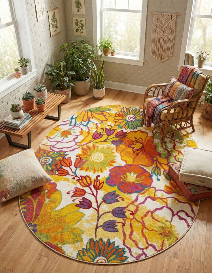 Detail image of 8' x 10' Tuscany Oval Rug