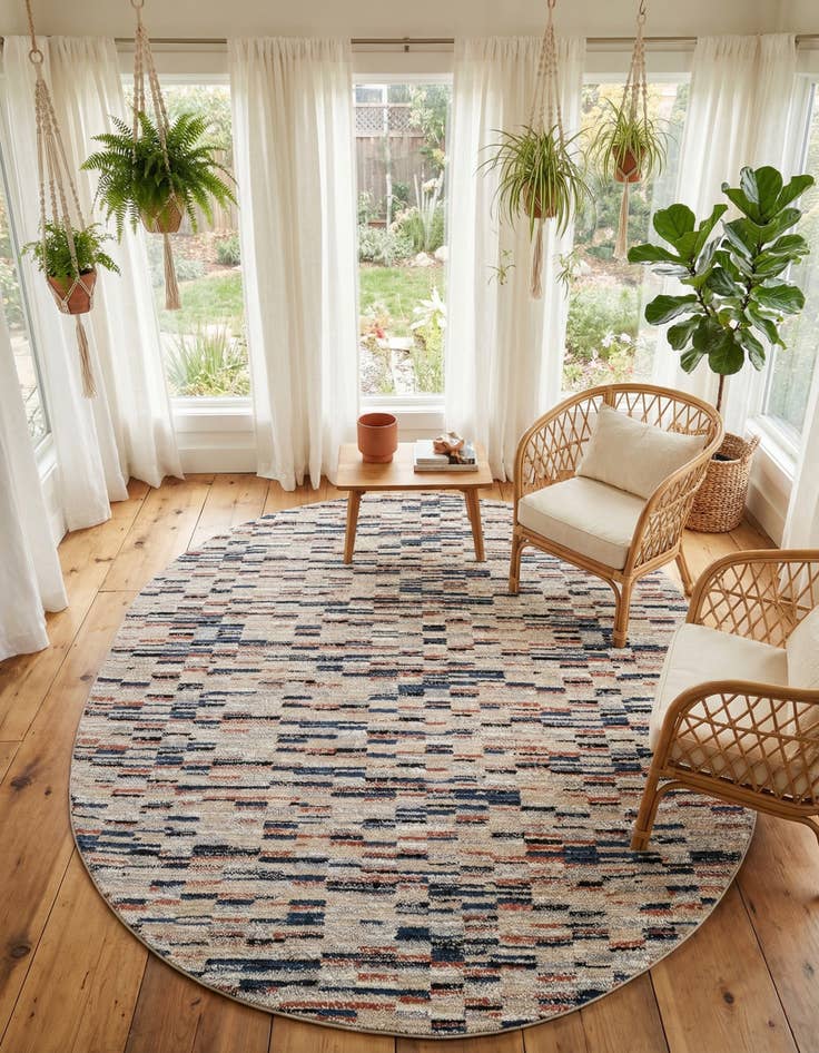 Detail image of 8' x 10' Tucson Oval Rug