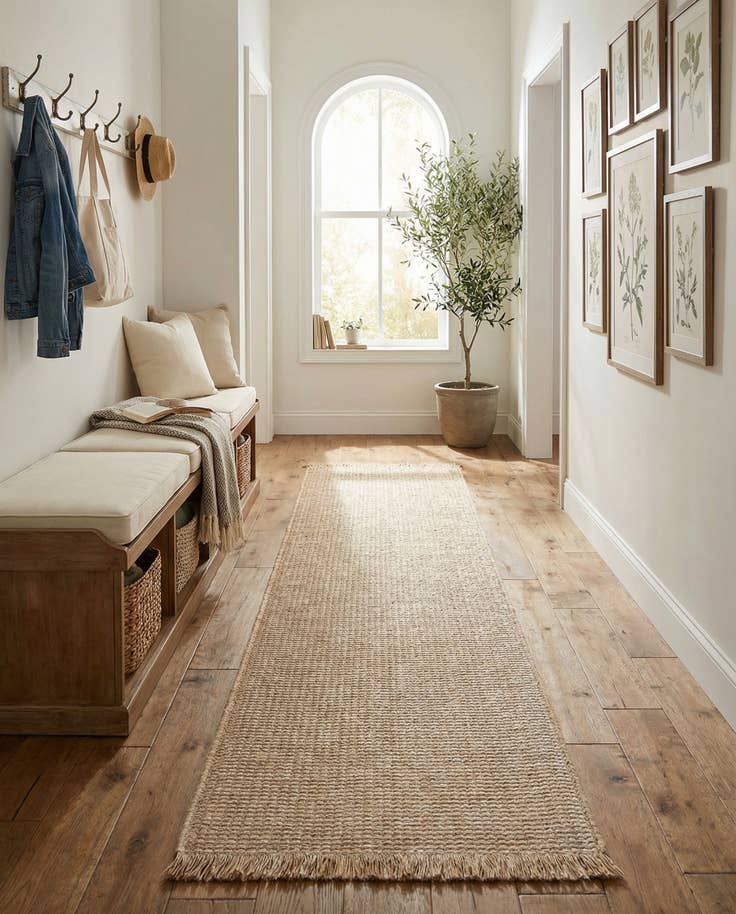 Detail image of 2' 7 x 12' Cottage Farm Runner Rug