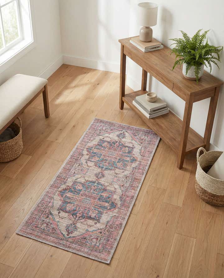 2' x 5' Washable Nostalgia Runner Rug