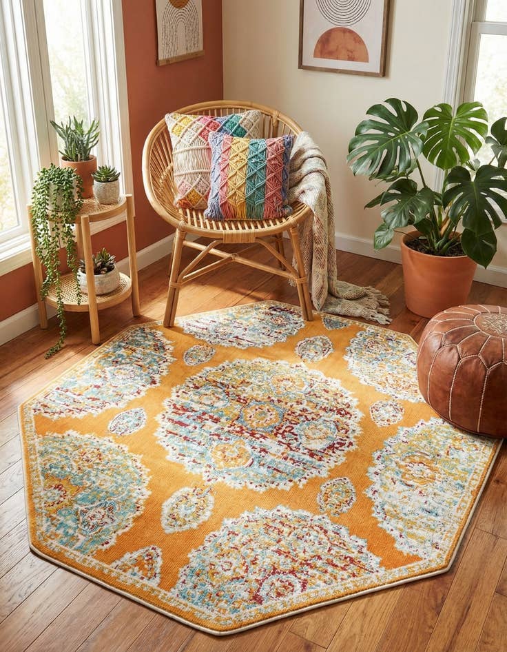 Detail image of 4' x 4' Paragon Octagon Rug
