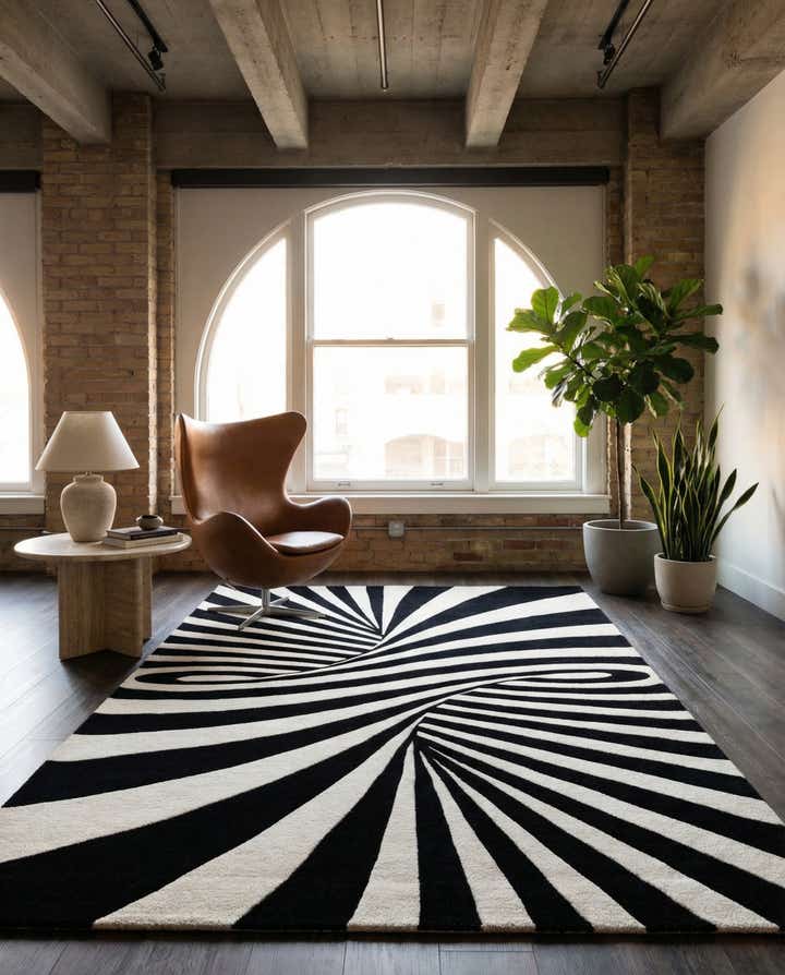 5' 1 x 8' Vortex Wool Rug