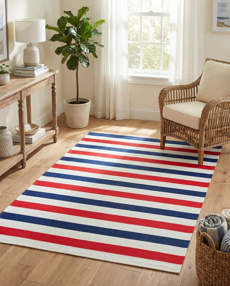 Detail image of 4' x 6' Easy-Clean Vista Breeze Indoor / Outdoor Rug