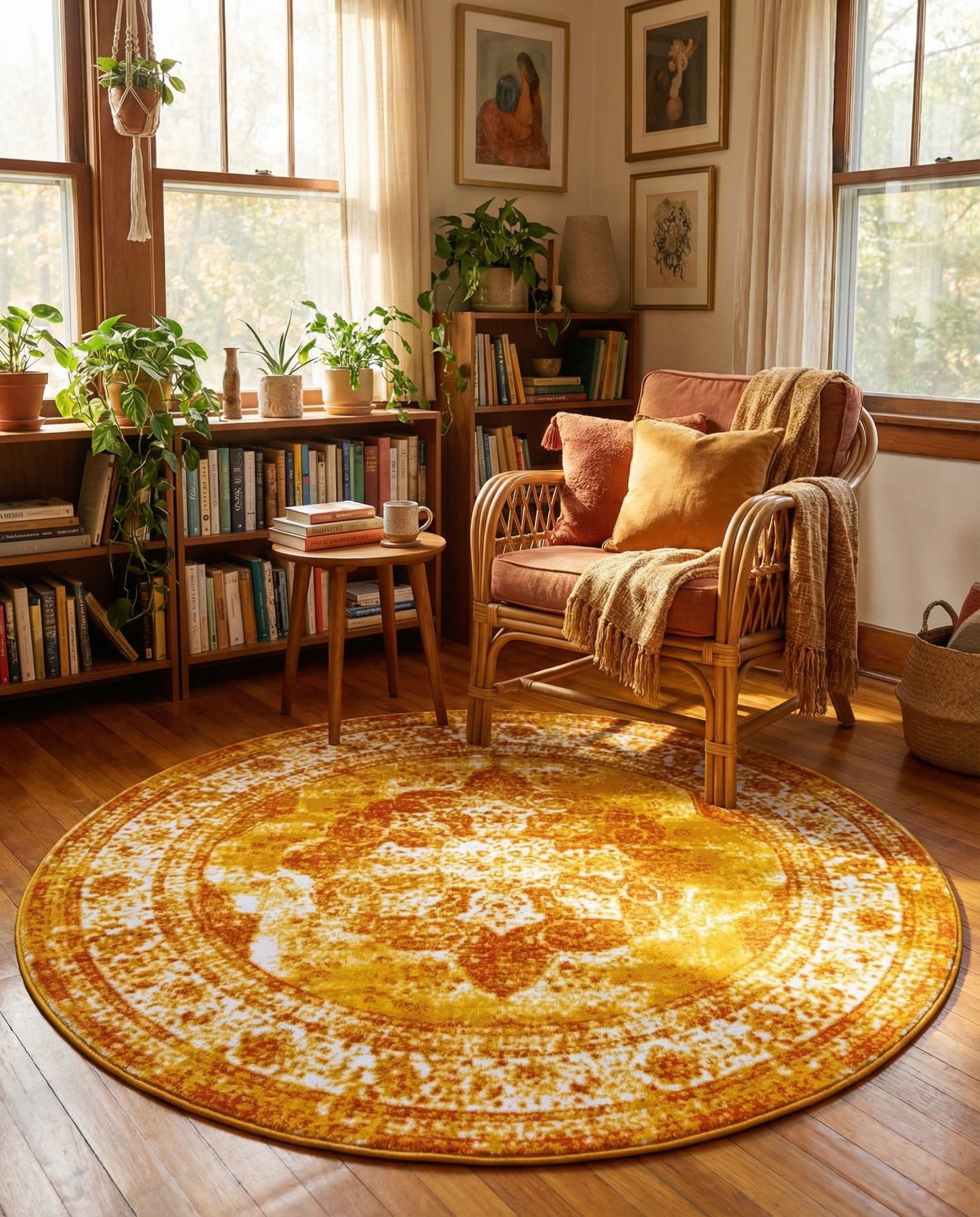 7' x 7' Monte Carlo Round Rug