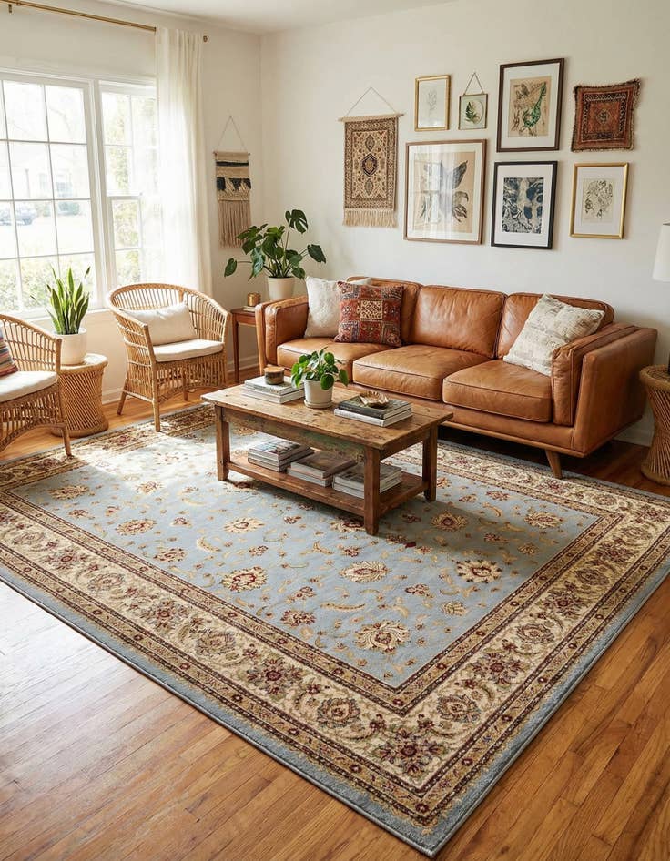 Detail image of 10' x 13' Classic Agra Rug