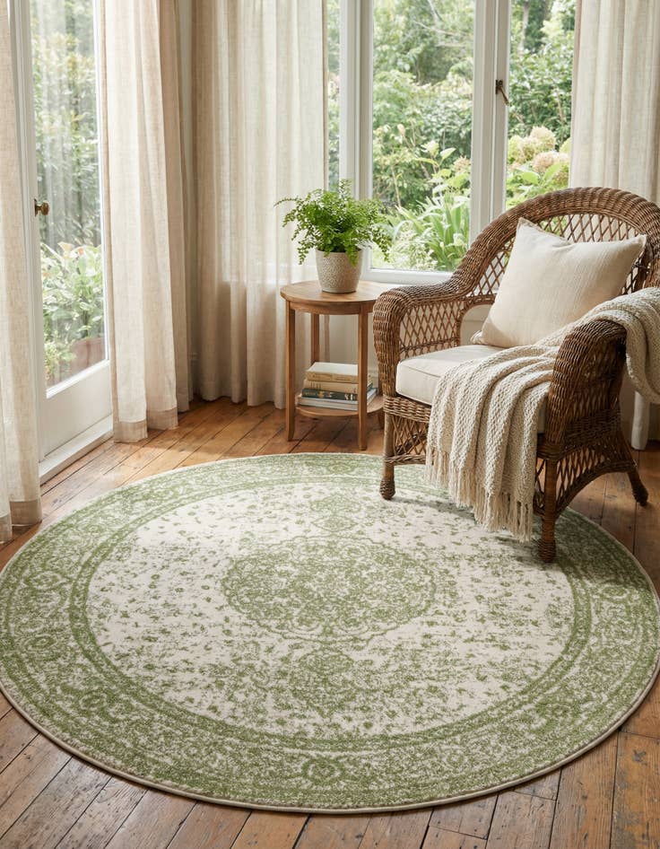 Detail image of 5' 3 x 5' 3 Dover Round Rug