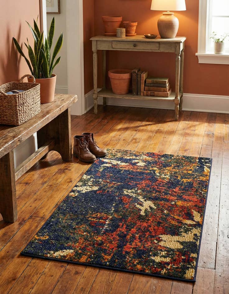 Detail image of 2' x 3' Washable Haerfest Rug