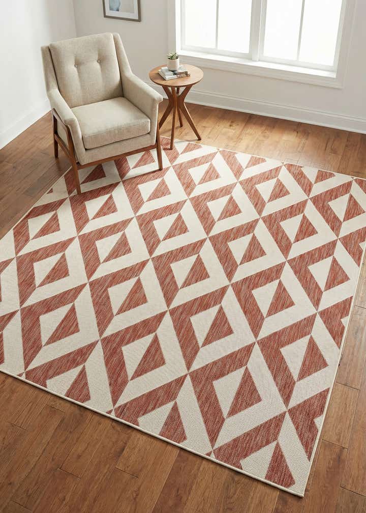 7' 10 x 7' 10 Easy-Clean Jill Zarin Napa Indoor / Outdoor Square Rug