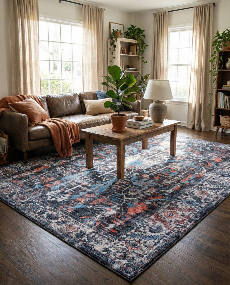 Detail image of 10' 6 x 13' Washable Mangata Rug