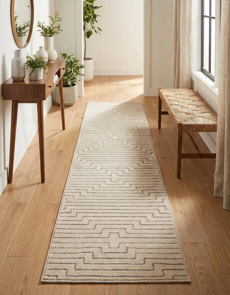 Detail image of 2' x 8' Vogue Geo Runner Rug