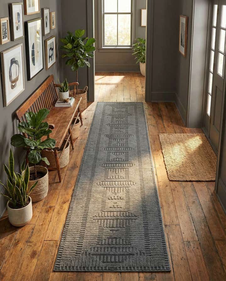 2' 7 x 12' Textura Designer Runner Rug