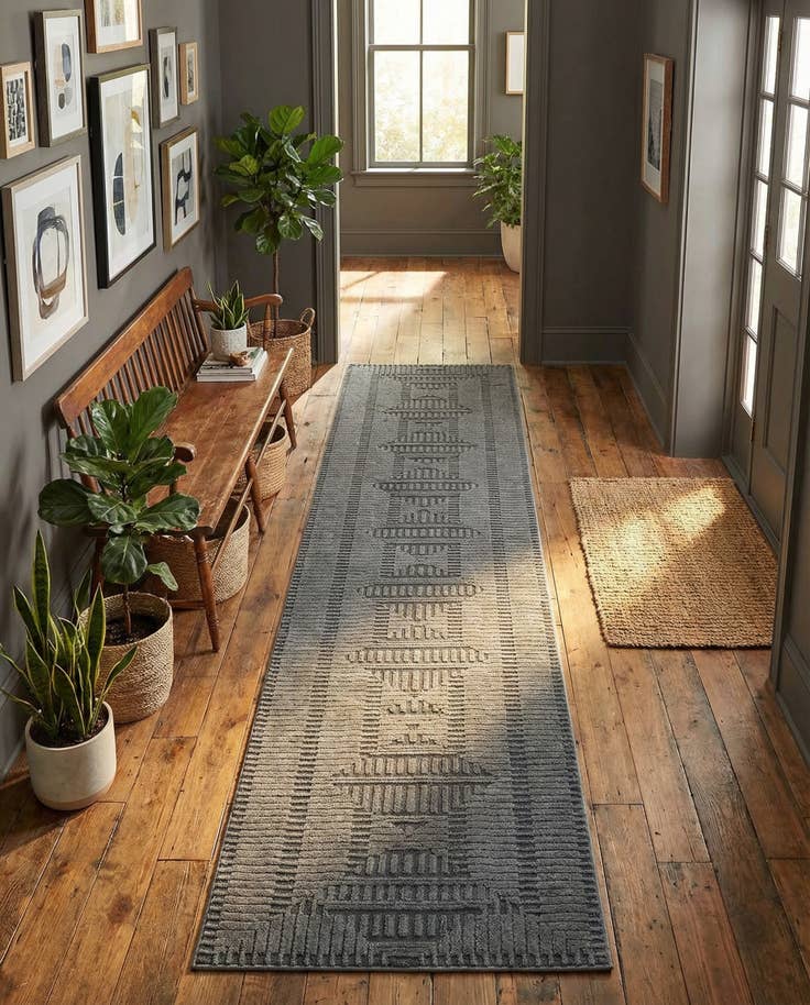 Detail image of 2' 7 x 12' Textura Designer Runner Rug