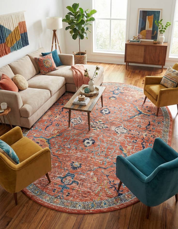 Detail image of 7' 10 x 10' 2 Lola Oval Rug