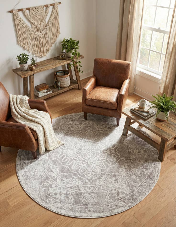 Detail image of 7' x 7' Oxford Round Rug