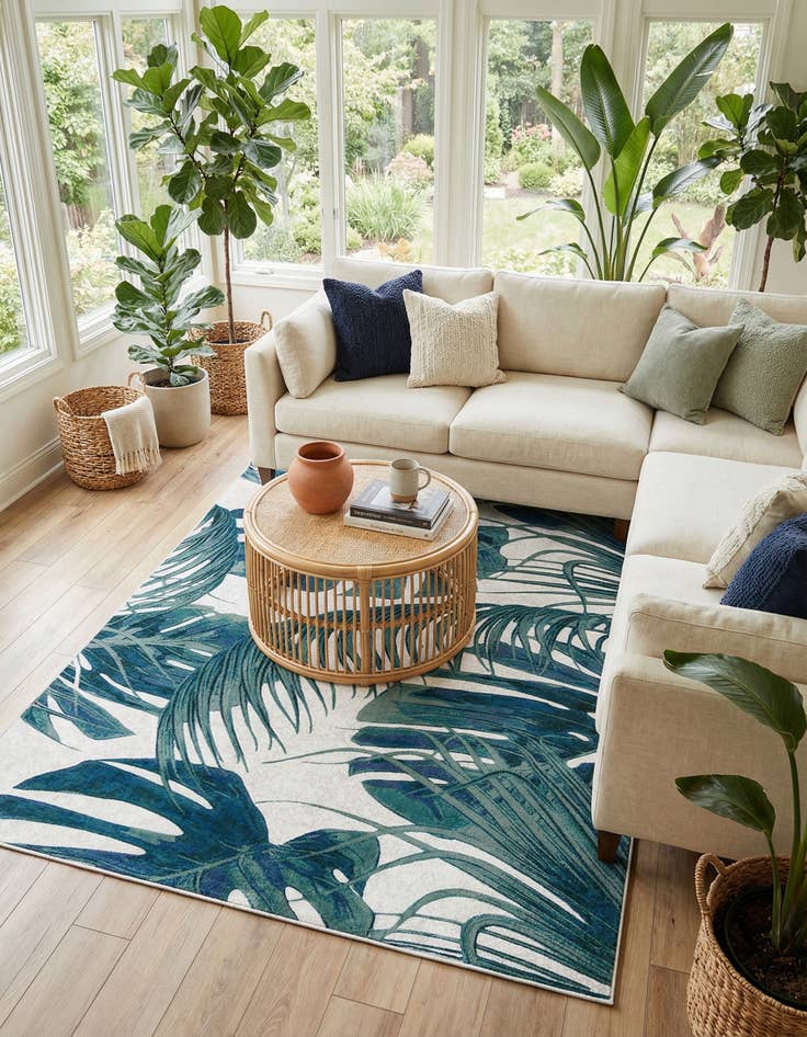 Detail image of  7' 10 x 10' Blossom Rug