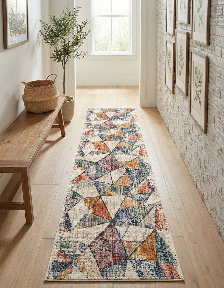 Detail image of  2' 7 x 12' Gemstone Runner Rug