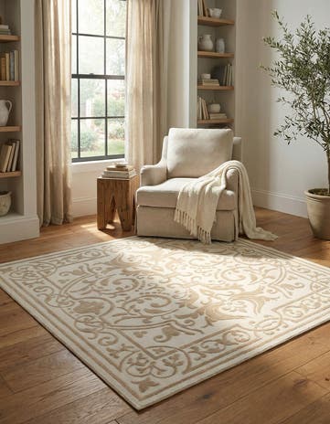 7' 10 x 7' 10 Hermitage Square Rug