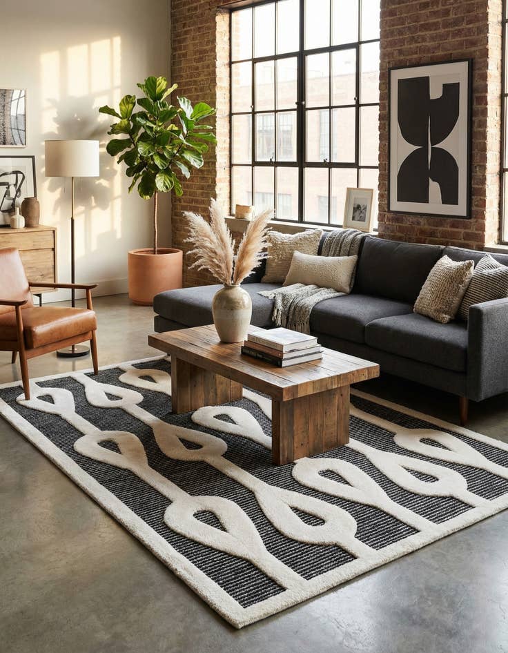 Detail image of  5' x 7' Prismatic Rug