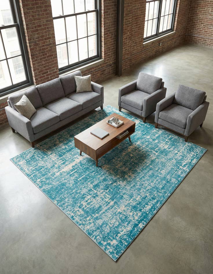 Detail image of 7' 10 x 7' 10 Uptown Lexington Avenue Square Rug