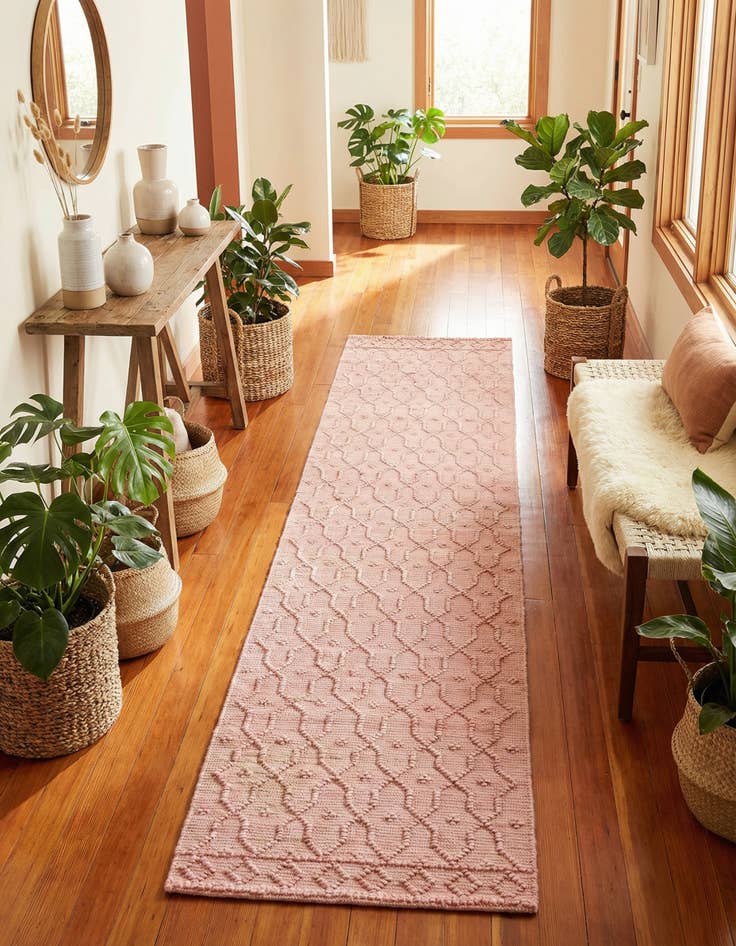 Detail image of 2' 7 x 12' Hand Woven Larsa Jute Runner Rug