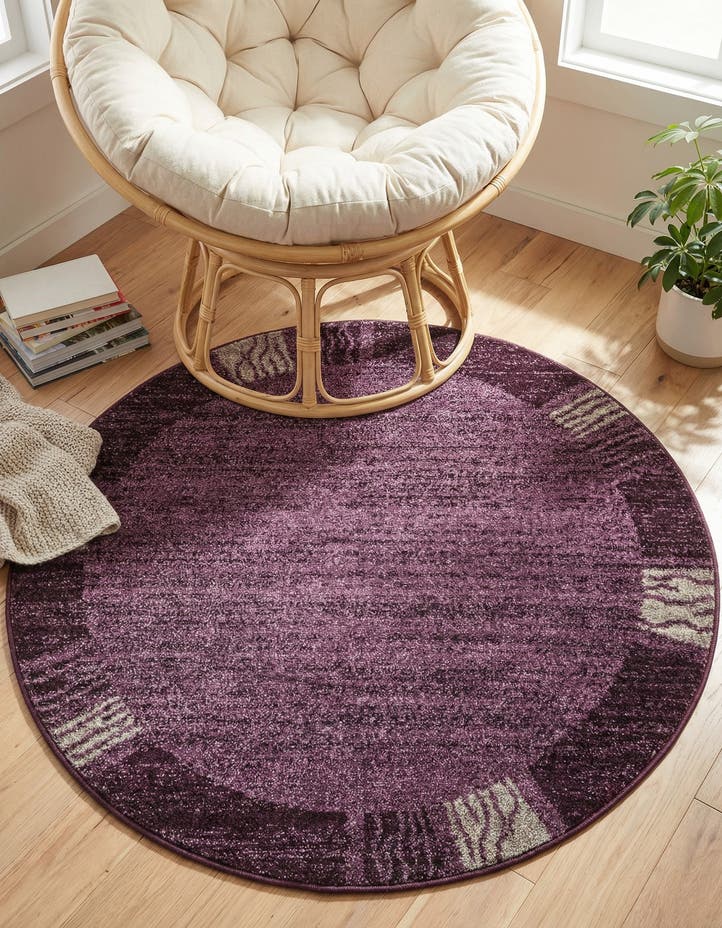4' x 4' Angelica Round Rug
