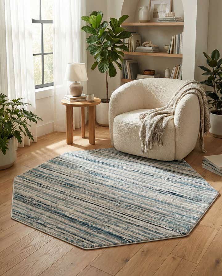 5' 3 x 5' 3 Finsbury Octagon Rug
