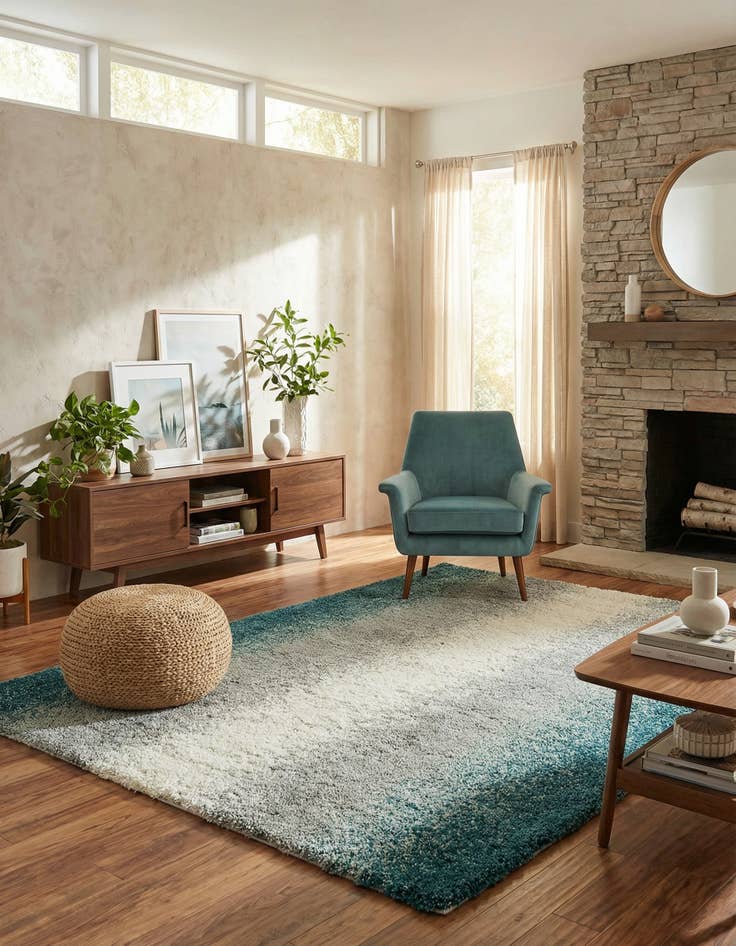 Detail image of 7' 10 x 10' Soft Touch Shag Rug