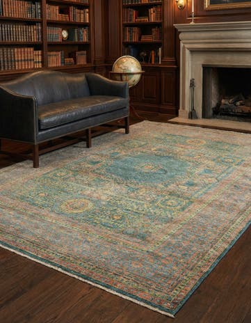 5' 9 x 7' 9 Hand Knotted Amina Rug