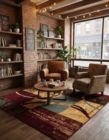 7' 10 x 7' 10 Cafe Square Rug