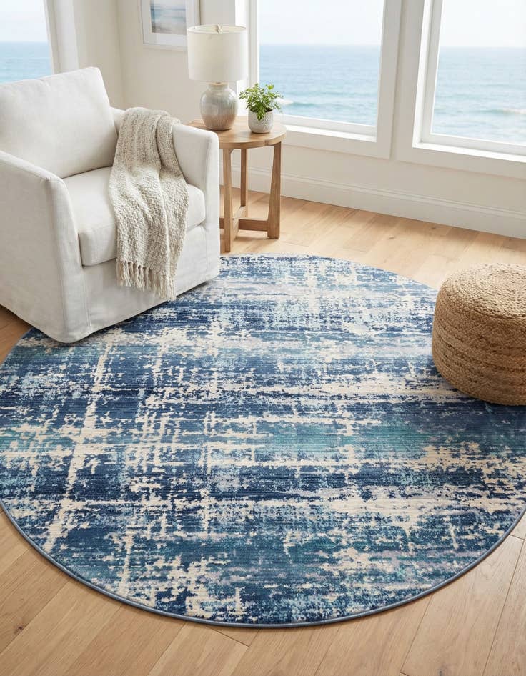 Detail image of 5' 2 x 5' 2 Malibu Round Rug