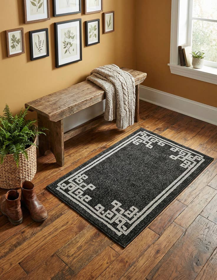 Detail image of 2' x 3' Greek Key Rug