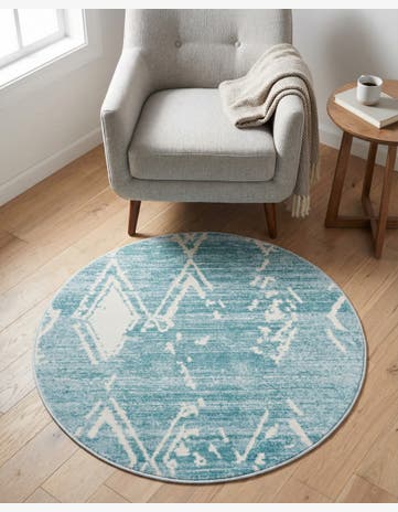 Jill Zarin 3' 3 x 3' 3 Uptown Carnegie Hill Round Rug