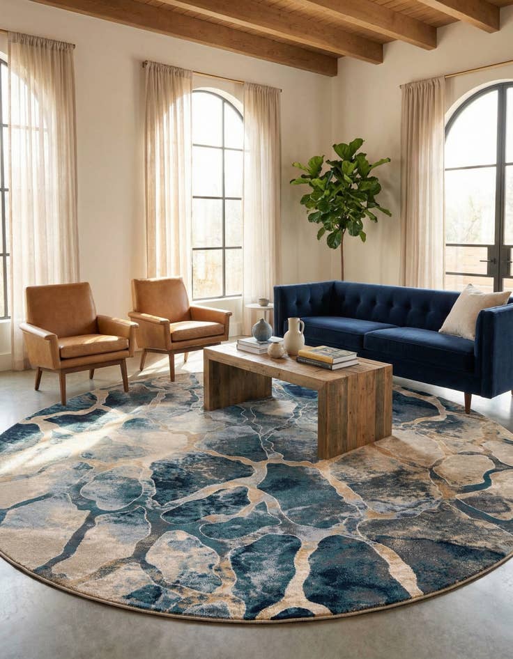 Detail image of  10' x 10' Gossamer Round Rug