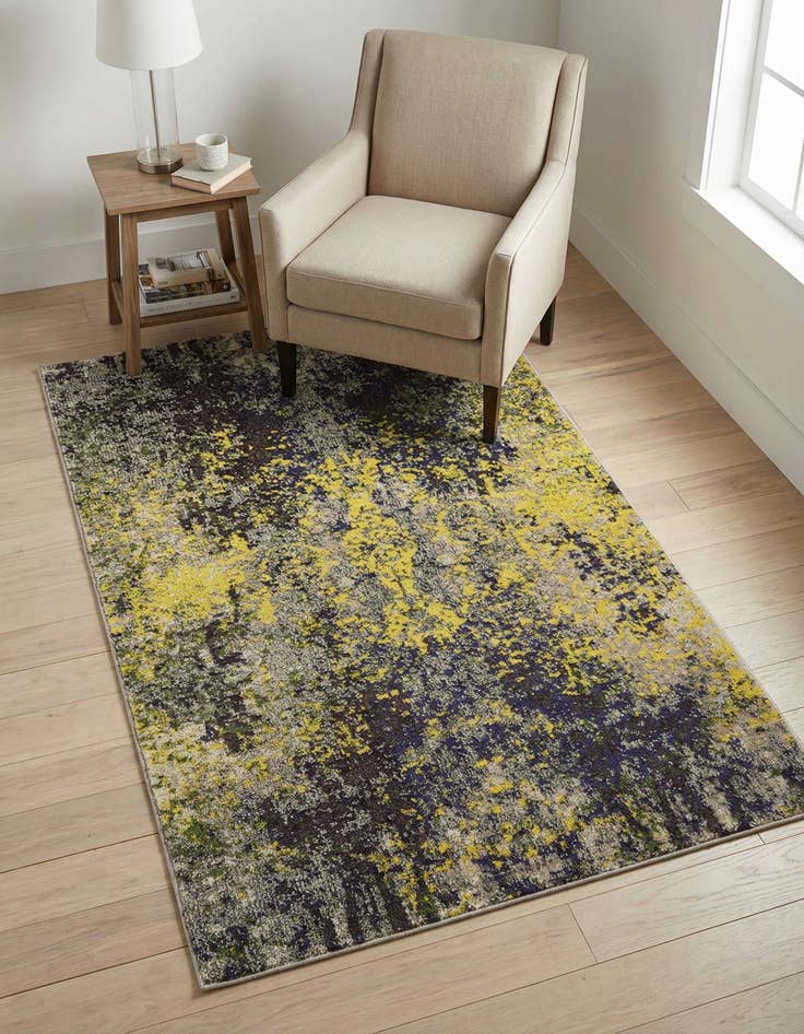 Detail image of 3' 3 x 5' 3 Washable Hyacinth Rug