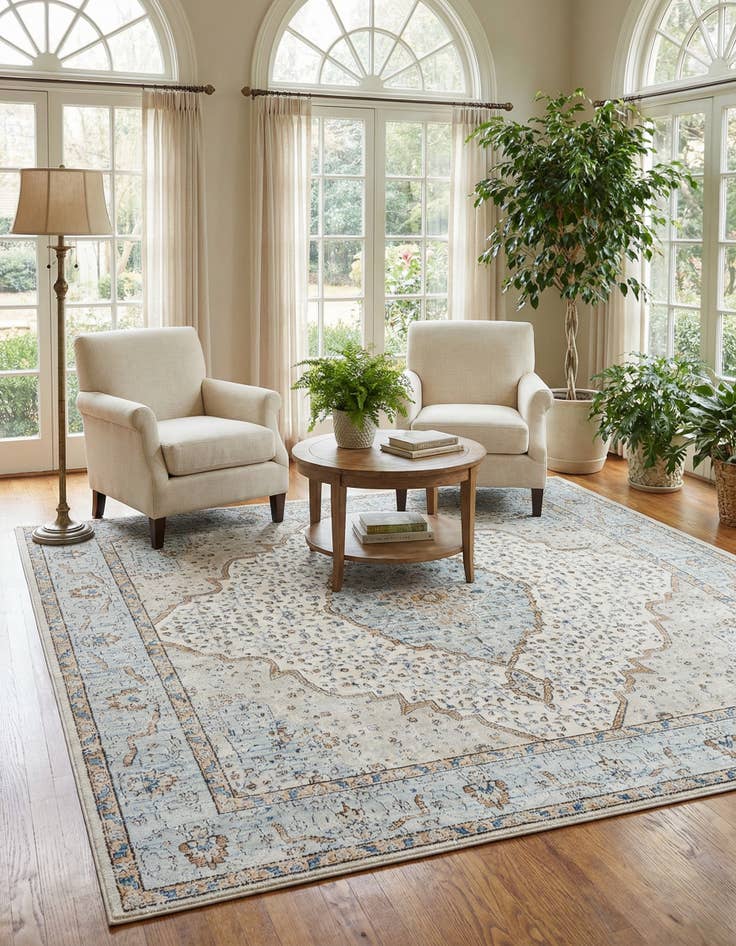 Detail image of 10' x 10' Nyla Square Rug