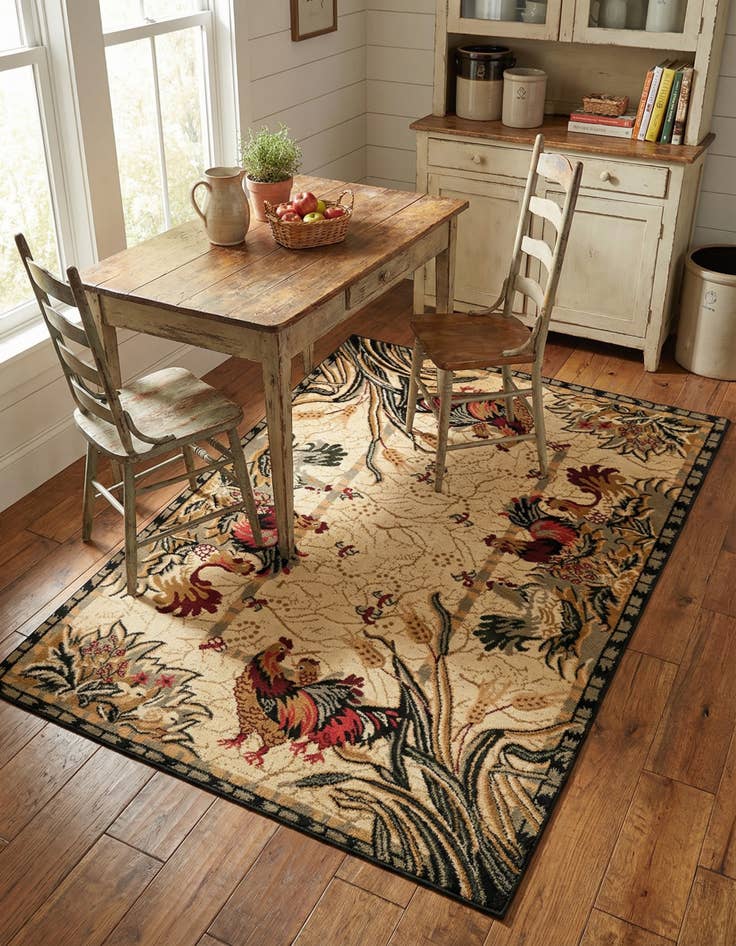 Detail image of 4' x 6' Country Rug