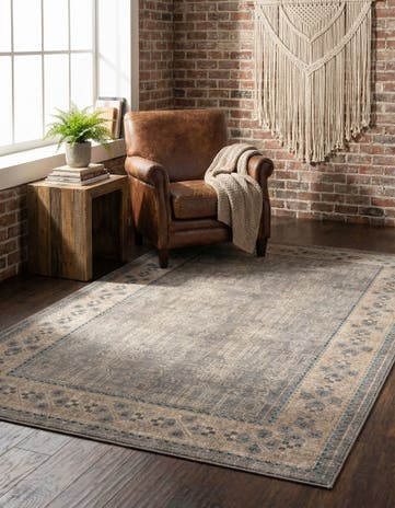 Gray Viola Rug