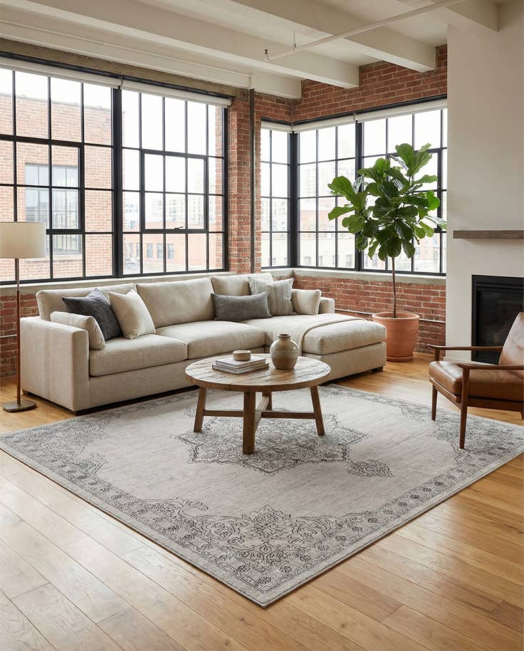 Detail image of 11' 10 x 11' 10 Nyla Square Rug